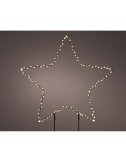 Estrella microleds de estaca, ø38 x 0,6 cm