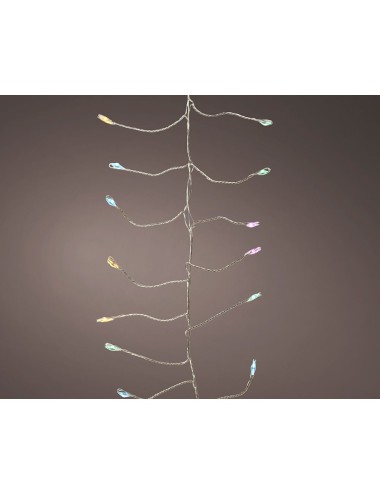 Guirnalda micro led parpadeante 960 leds multicolor pastel 8 funciones temporizador 6 m