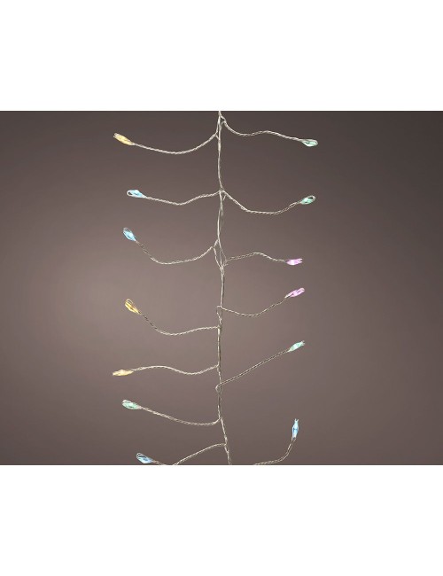 Guirnalda micro led parpadeante 960 leds multicolor pastel 8 funciones temporizador 6 m