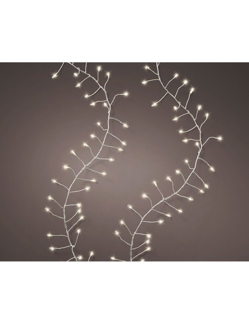 Guirnalda microleds parpadeante, 480 leds, blanco cálido.