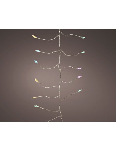 Guirnalda microleds parpadeante, 480 leds, multicolor suave