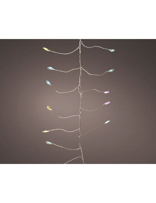 Guirnalda microleds parpadeante, 480 leds, multicolor suave