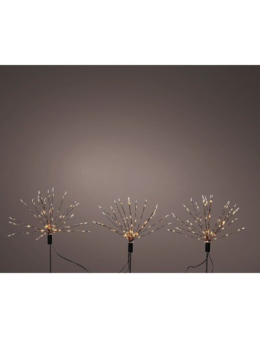 Estaca microled en forma de fuegos artificiales para exterior ø25 x 45 cm