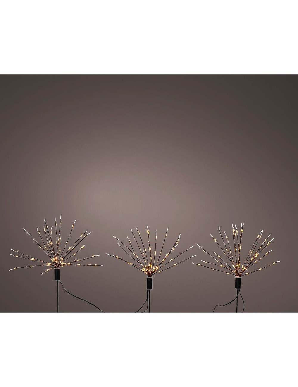 Estaca microled en forma de fuegos artificiales para exterior ø25 x 45 cm