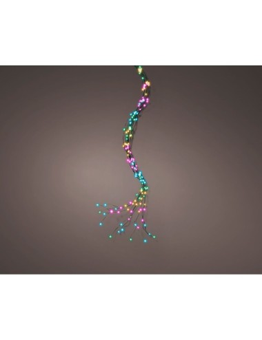 Guirnalda micro led exterior para arbol de 180 cm multicolor suave 1,8 m