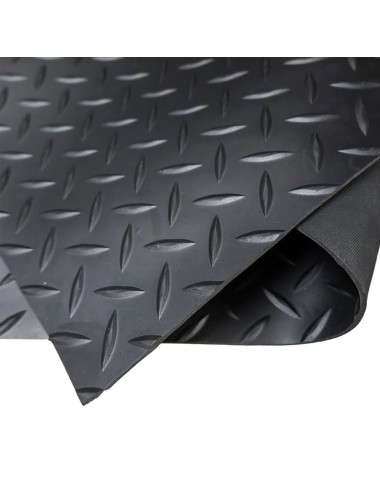 Alfombra caucho-goma diamantes 1 x 10 m