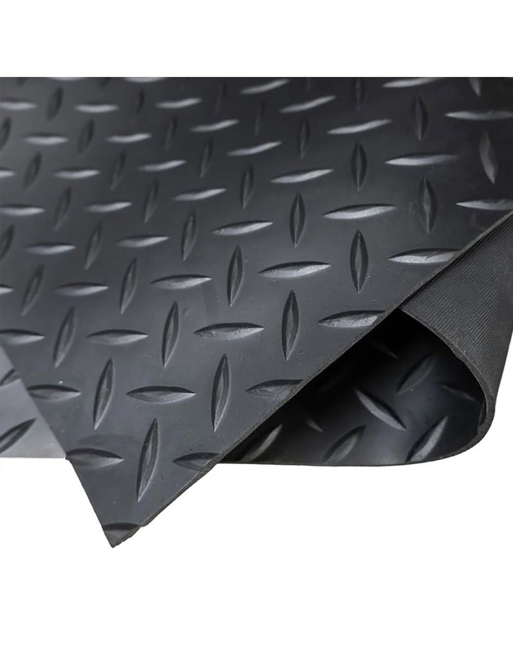 Alfombra caucho-goma diamantes 1 x 10 m