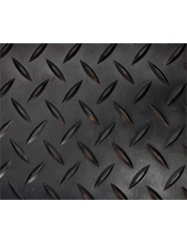 Alfombra caucho-goma diamantes 1 x 10 m