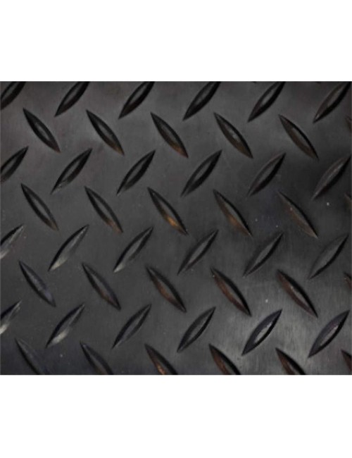 Alfombra caucho-goma diamantes 1 x 10 m