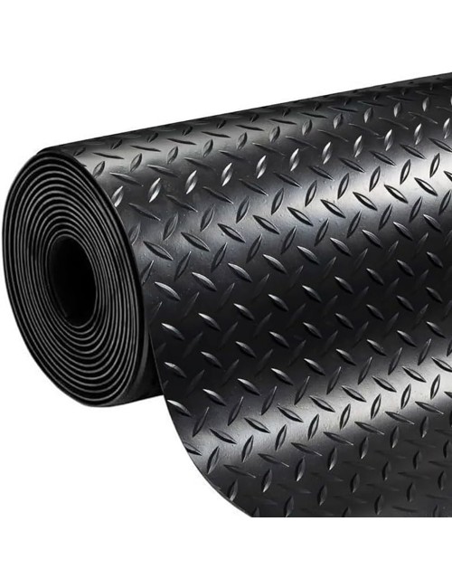 Alfombra caucho-goma diamantes 1 x 10 m
