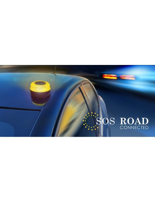 Baliza v16 de emergencia homologada conectada geolocalizable con dgt 3.0 sos road