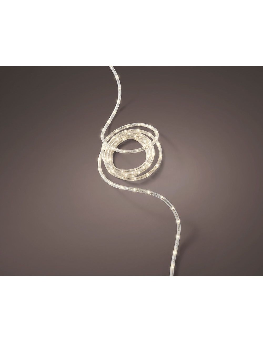 Cordón de luces led blanco cálido, uso exterior, 432 leds, 8 funciones, alambre plateado, 9 m