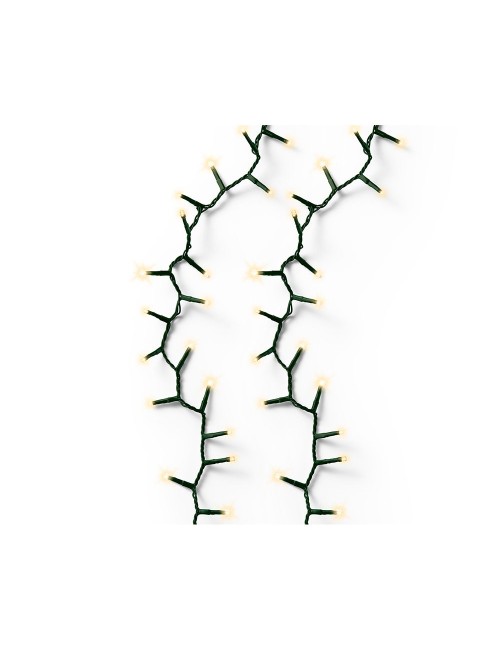 Guirnalda multifunción, uso exterior, led compact, oro suave, cable verde, 500 leds, 16 m