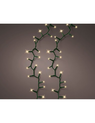 Guirnalda multifunción, uso exterior, led compact, oro suave, cable verde, 750 leds, 21 m