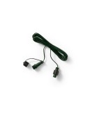 Cable alargador para guirnalda leds connect, exterior verde 5 m