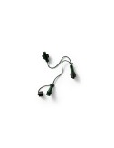 Conector en forma de t, exterior, verde, 40 cm