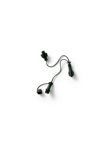 Conector en forma de t, exterior, verde, 40 cm