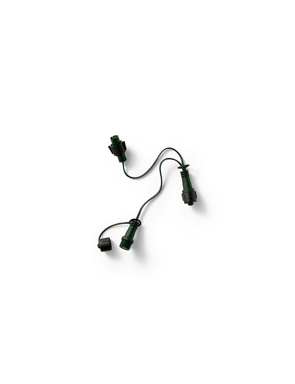Conector en forma de t, exterior, verde, 40 cm