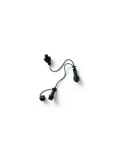 Conector en forma de t, exterior, verde, 40 cm