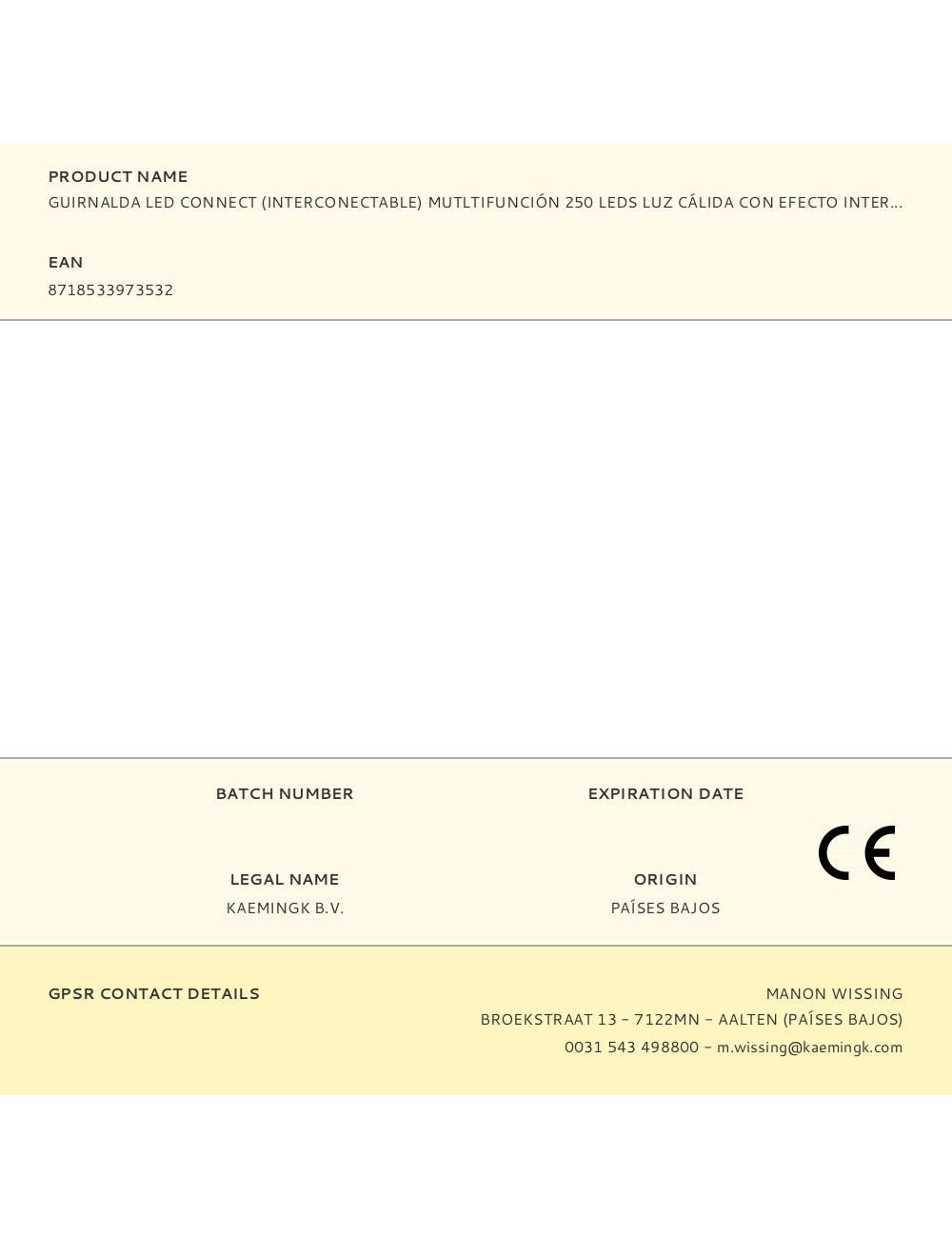 Guirnalda led connect (interconectable) mutltifunción 250 leds luz cálida con efecto intermitente exterior verde 18,7 m