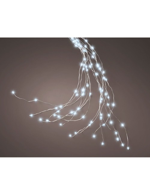 Guirnalda micro led exterior para arbol blanco frío 1,8 m