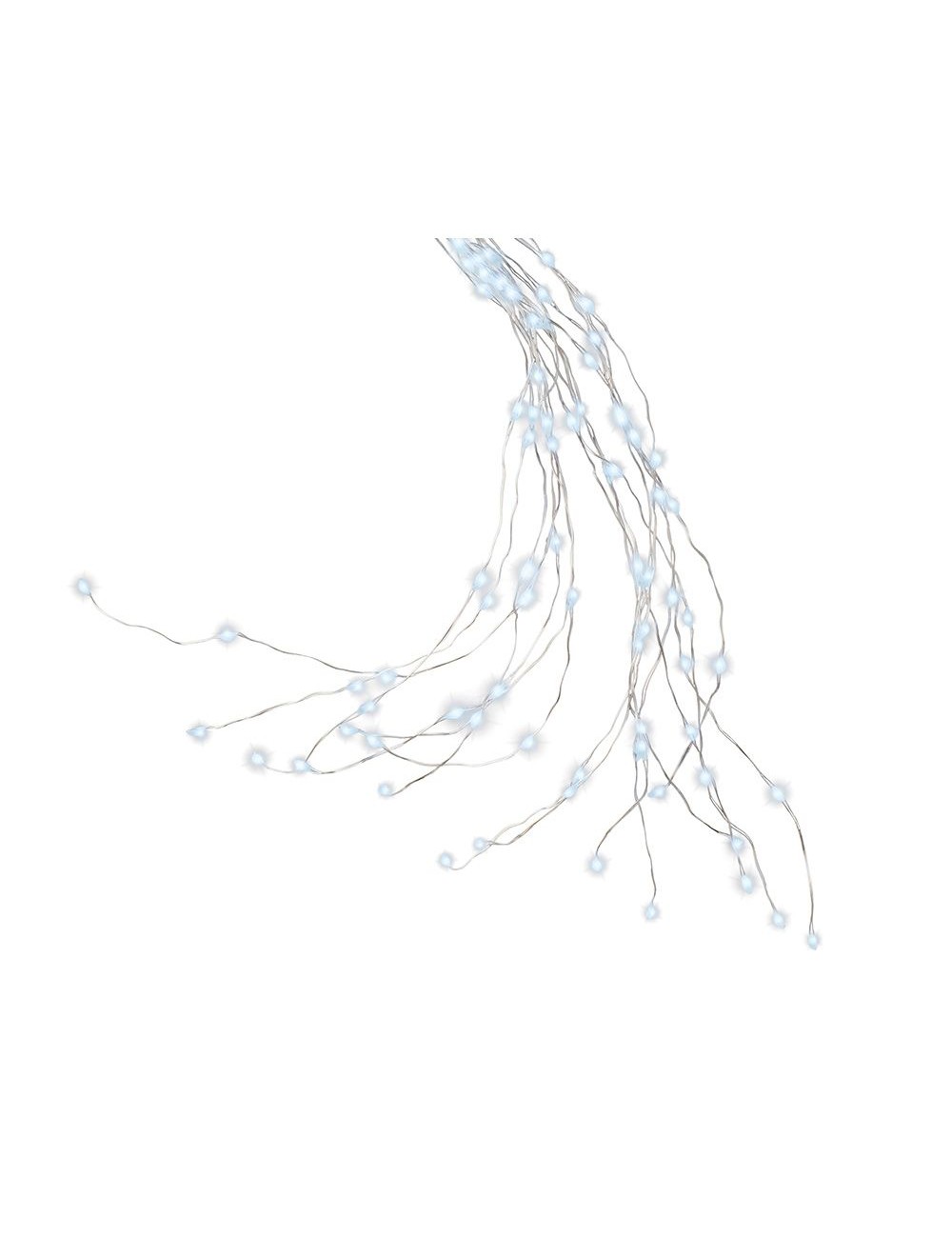 Guirnalda micro led exterior para arbol blanco frío 1,8 m