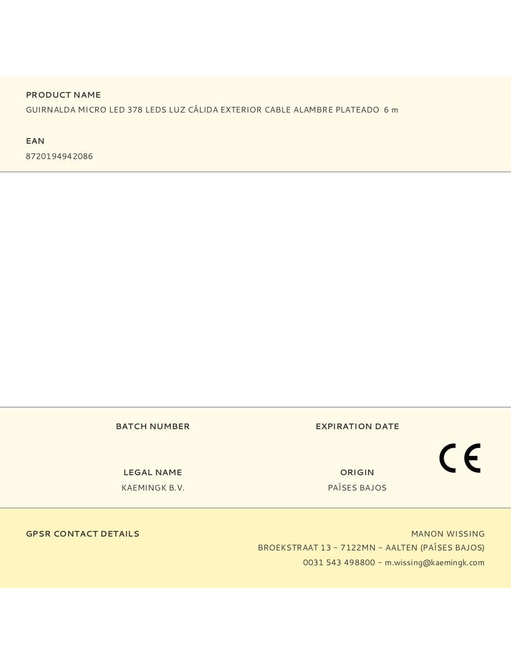 Guirnalda micro led 378 leds luz cálida exterior cable alambre plateado 6 m