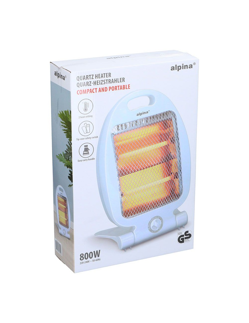 Estufa de cuarzo 400 / 800 w