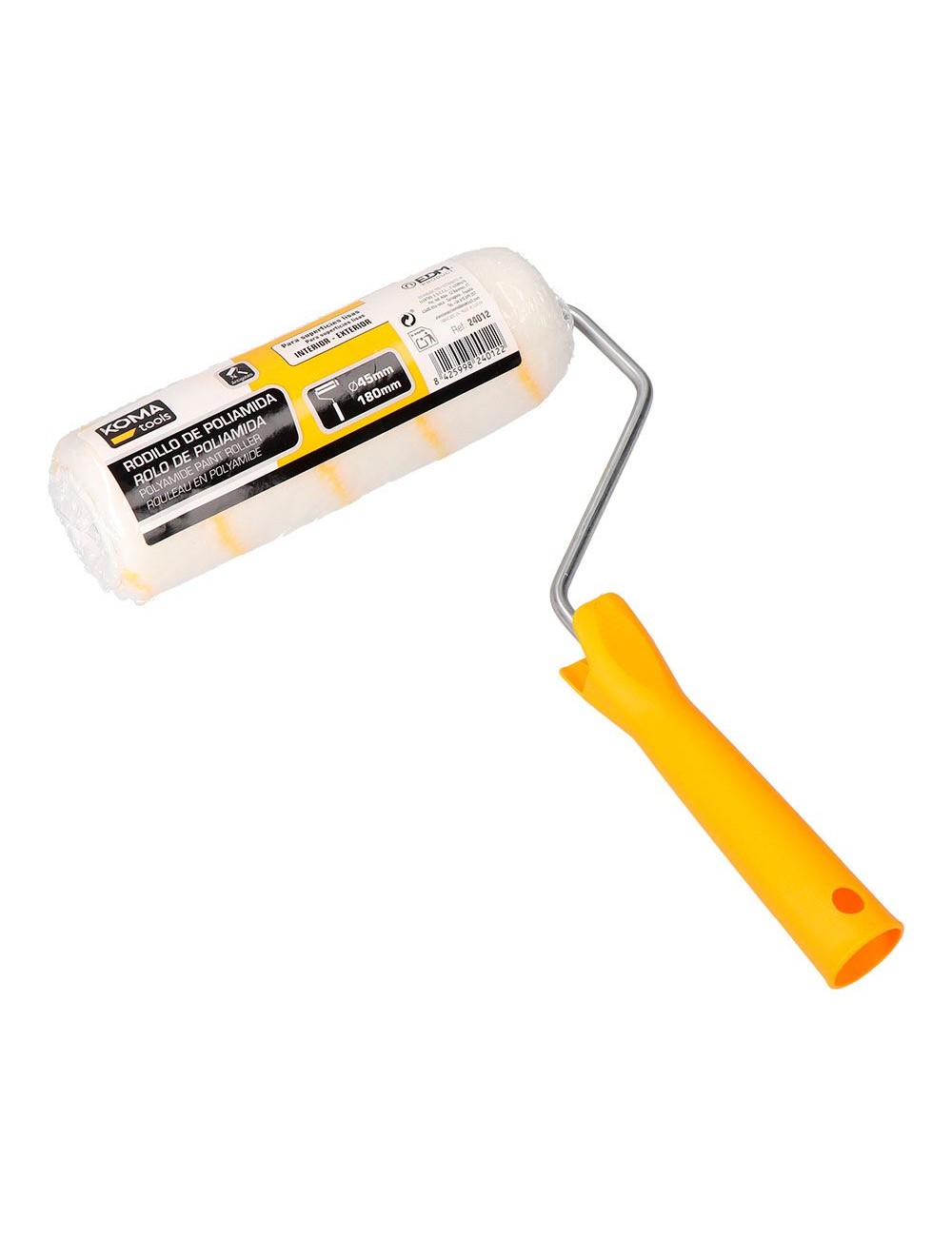 Rodillo poliamida antigoteo para superficies lisas ø45 x 180 mm