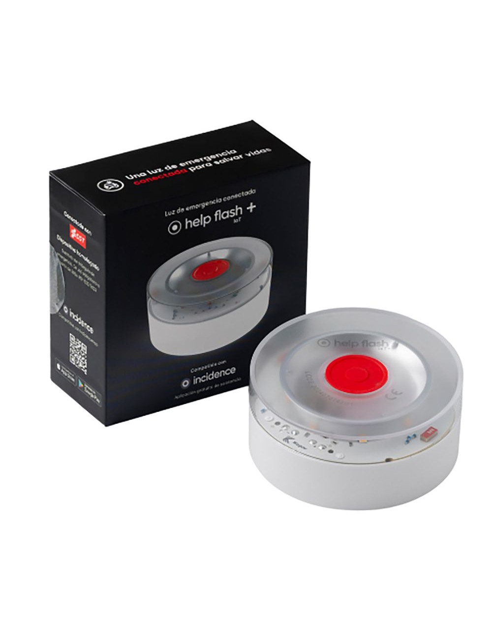 Baliza v16 de emergencia homologada conectada geolocalizable con dgt 3.0 help flash iot+