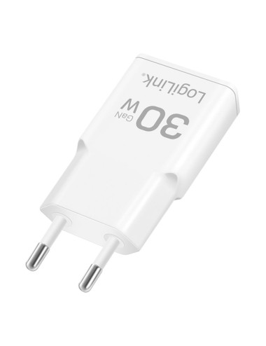 Cargador 30 w gan usb-c, blanco