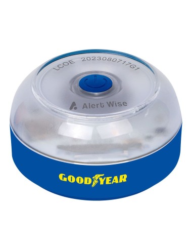 Baliza v16 de emergencia homologada conectada geolocalizable con dgt 3.0 alert wise goodyear