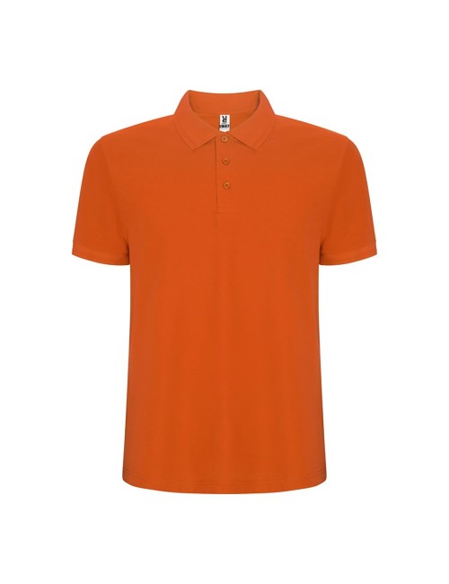 Polo pegaso premium naranja t.l