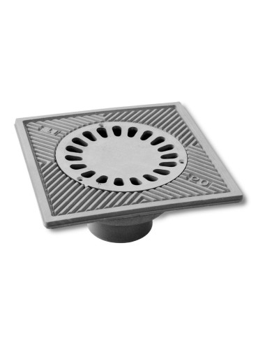 Sumidero de patio, polipropileno, plastik, 30 x 30 cm