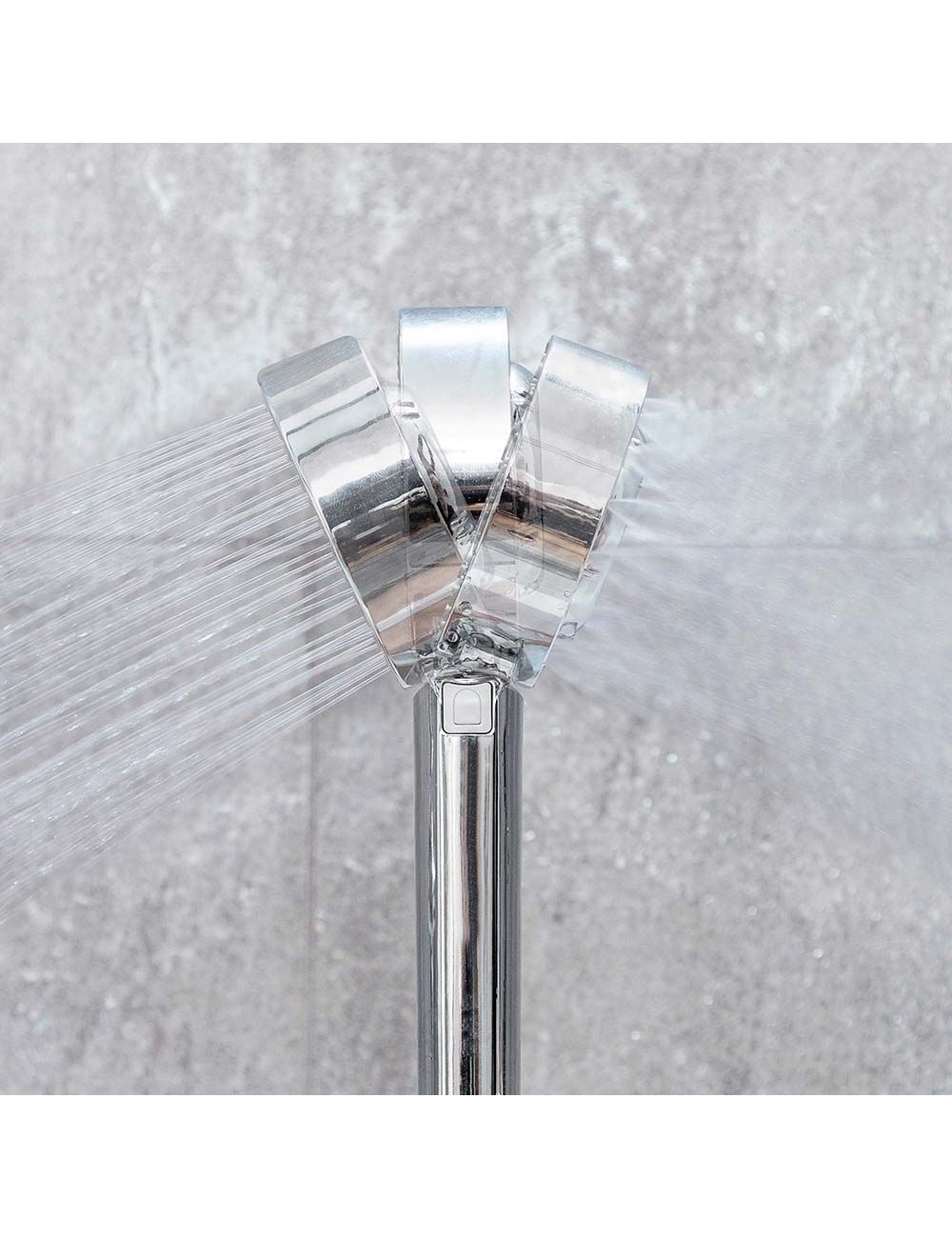 Mango de ducha doble con dispensador 3 en 1 xawara