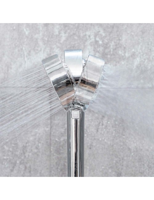 Mango de ducha doble con dispensador 3 en 1 xawara