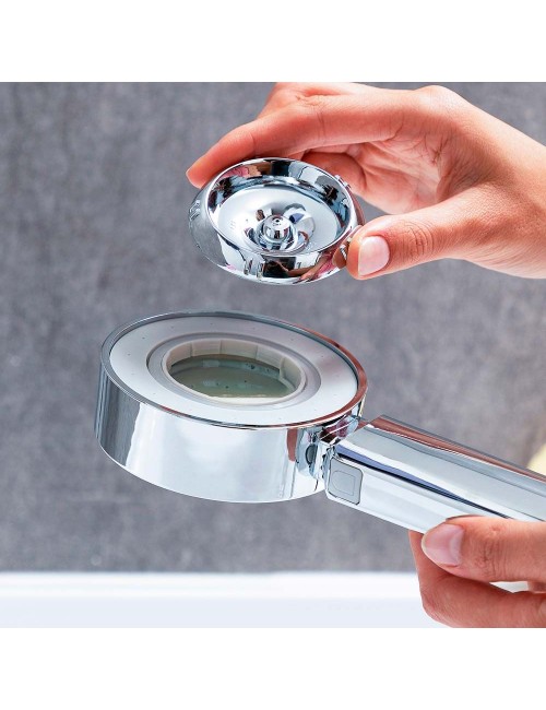 Mango de ducha doble con dispensador 3 en 1 xawara