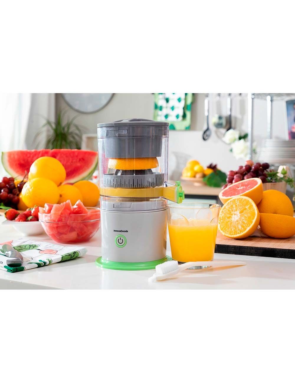 Exprimidor recargable automático portátil juisso, 13 x 13 x 24 cm