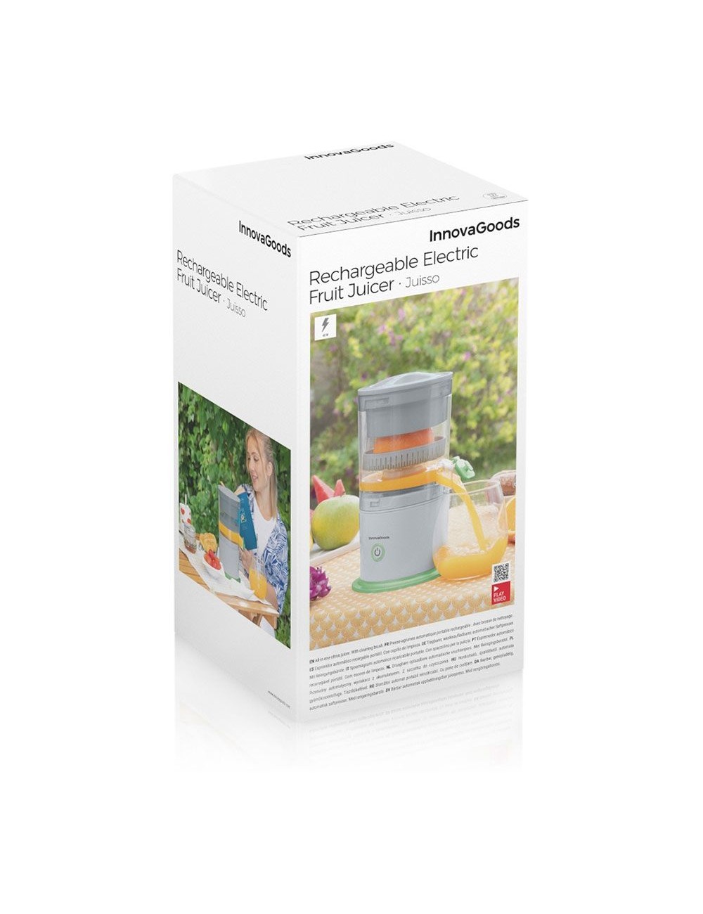 Exprimidor recargable automático portátil juisso, 13 x 13 x 24 cm