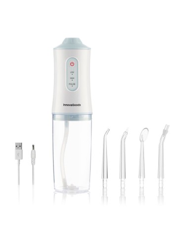 Irrigador dental recargable portátil, denter, 4 w, 6 x 6 x 21 cm