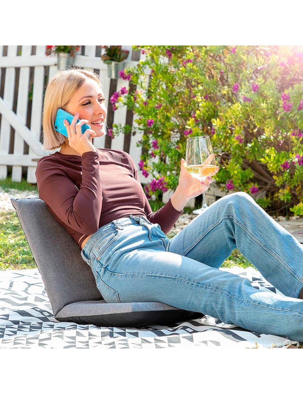 Silla de suelo reclinable sitinel