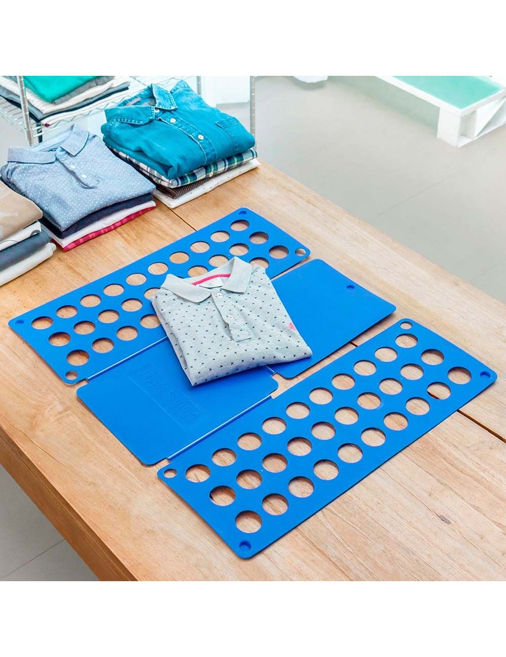 Doblador de ropa, 22,5 x 59 x 1,5 cm