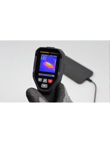 Cámara térmica infrarroja, 5,5 x 8 x 18 cm