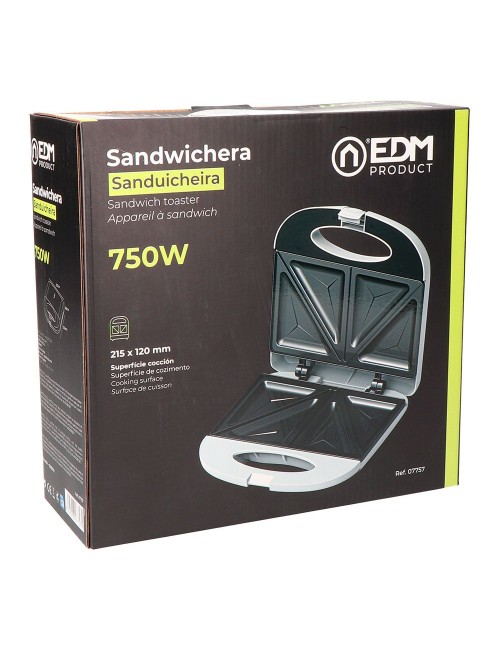 Sandwichera doble 750 w