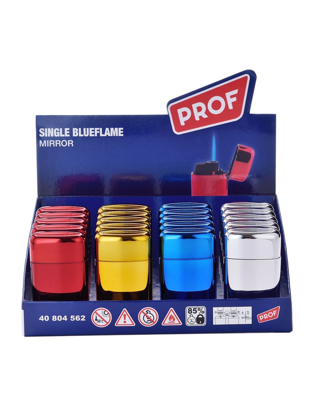 Encendedor electrónico mirror, colores surtidos euro/u