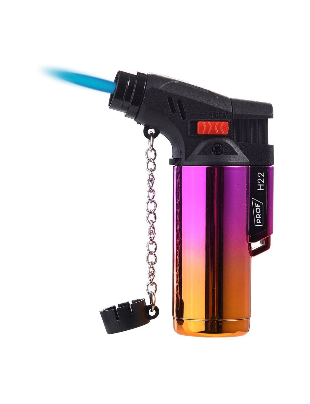 Encendedor electrónico antorcha anodized colores surtidos euro/u