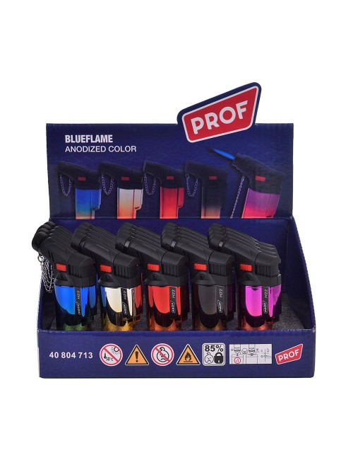 Encendedor electrónico antorcha anodized colores surtidos euro/u