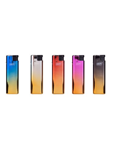 Encendedor electrónico anodized metal case colores surtidos euro/u