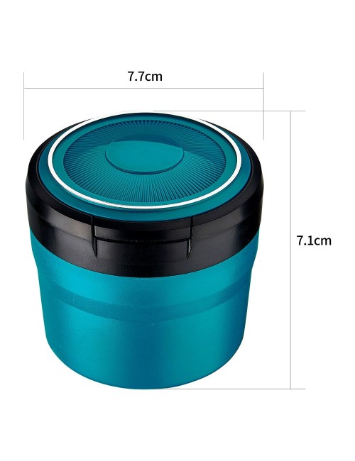 Cenicero redondo con led, colores surtidos, ø8 x 7 cm