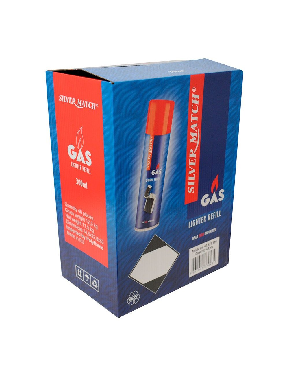 Cartucho de recarga de gas, 300 ml